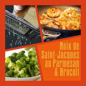 Noix de Saint-Jacques Rôties au Parmesan & Brocoli