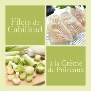 Filets de Cabillaud à la Crème de Poireaux