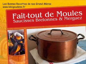Fait-tout de Moules, Saucisses Bretonnes & Merguez