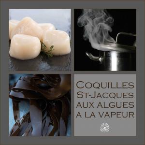 Coquilles Saint-Jacques aux Algues à la vapeur