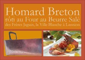 Homard Breton rôti au Four au Beurre Salé des Frères Jaguin : la Ville Blanche à Lannion