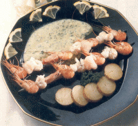 Brochette de Langoustines et Crevettes