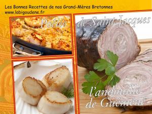 Poêlée des Saint-Jacques à l’Andouille de Guémené