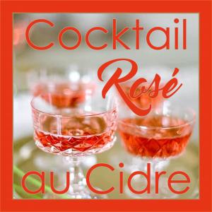 Cocktail Rosé au Cidre